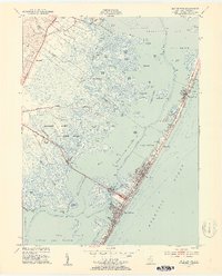 Ship Bottom 1952 topographic map thumbnail