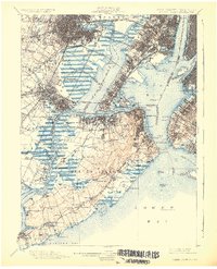 Staten Island 1900 topographic map thumbnail