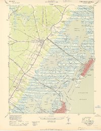Stone Harbor 1944 topographic map thumbnail