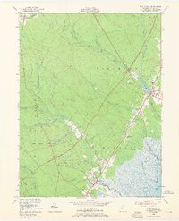 West Creek 1951 topographic map thumbnail
