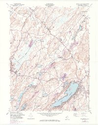 Newton East 1954 topographic map thumbnail