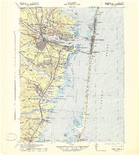 Toms River 1941 topographic map thumbnail