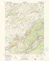 Tranquility 1954 topographic map thumbnail