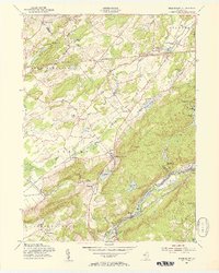 Tranquility 1954 topographic map thumbnail