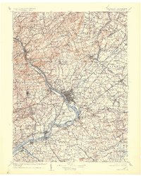 Trenton 1907 topographic map thumbnail