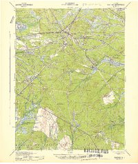 Whiting 1942 topographic map thumbnail