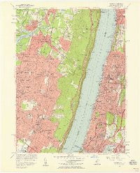 Yonkers 1956 topographic map thumbnail