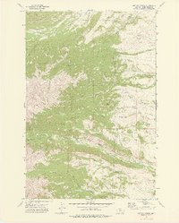 Amelong Creek 1972 topographic map thumbnail