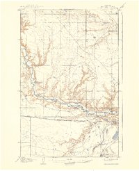 Assinniboine topographic map thumbnail