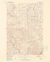 Anceney 1949 topographic map thumbnail