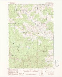 Bald Knob 1987 topographic map thumbnail
