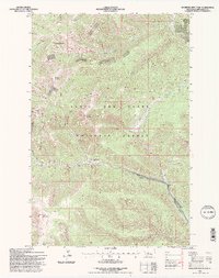 Bandbox Mountain 1995 topographic map thumbnail