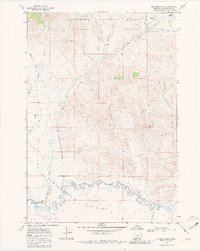 Antelope Peak 1968 topographic map thumbnail