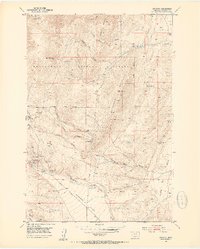 Argenta 1952 topographic map thumbnail