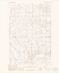 Bearshack Creek 1983 topographic map thumbnail