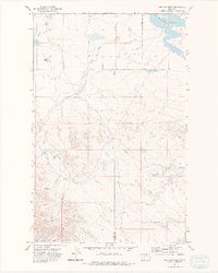 Big Flat West 1971 topographic map thumbnail
