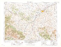 Billings 1957 topographic map thumbnail