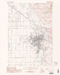 Bozeman 1987 topographic map thumbnail