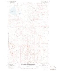 Buffalo Lake 1968 topographic map thumbnail