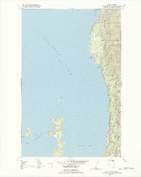 Bull Island 1964 topographic map thumbnail