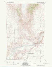 Buffalo Bridge 1964 topographic map thumbnail