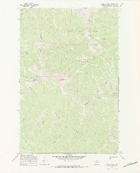 Caribou Peak 1968 topographic map thumbnail