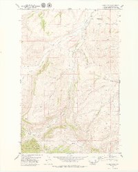 Cayuse Basin 1979 topographic map thumbnail