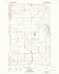 Charlo 1988 topographic map thumbnail