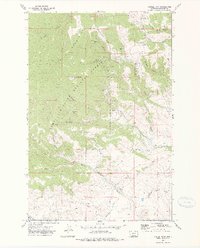 Castle Town 1972 topographic map thumbnail