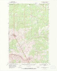 Chief Mountain 1968 topographic map thumbnail