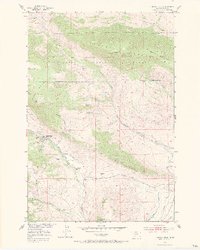 Chimney Rock 1951 topographic map thumbnail