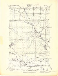 Choteau 1920 topographic map thumbnail