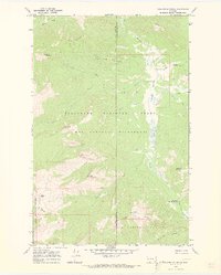 Danaher Mountain 1970 topographic map thumbnail