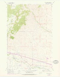 Dry Mountain 1963 topographic map thumbnail
