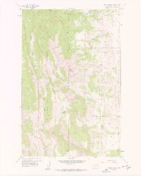 Ear Mountain 1958 topographic map thumbnail