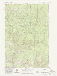 Elevation Mountain 1965 topographic map thumbnail