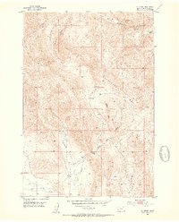 Eli Spring 1952 topographic map preview