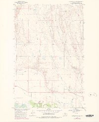 Ellsworth Coulee 1969 topographic map thumbnail