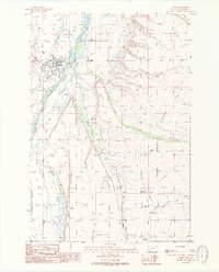 Ennis 1988 topographic map thumbnail