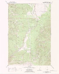 Evaro 1989 topographic map thumbnail
