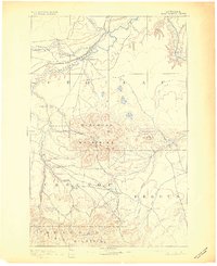 Fort Benton 1892 topographic map thumbnail