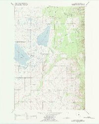 Fort Connah 1988 topographic map thumbnail