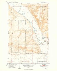Fort Kipp 1949 topographic map thumbnail