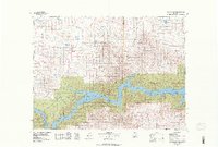 Fort Peck Lake West 1978 topographic map thumbnail