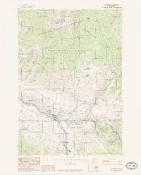 Gardiner 1986 topographic map thumbnail