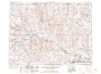 Glasgow 1958 topographic map thumbnail