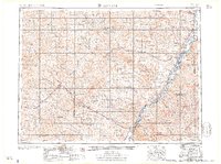 Glendive 1957 topographic map preview