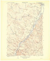 Glendive 1909 topographic map preview