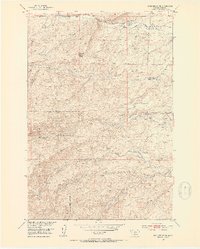 Gobblers Knob 1951 topographic map thumbnail