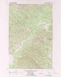 Gold Creek 1989 topographic map thumbnail